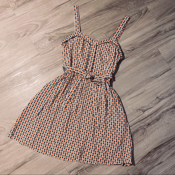 Fit and Flare Light Summer Dress with Pockets - Picture 1 of 6